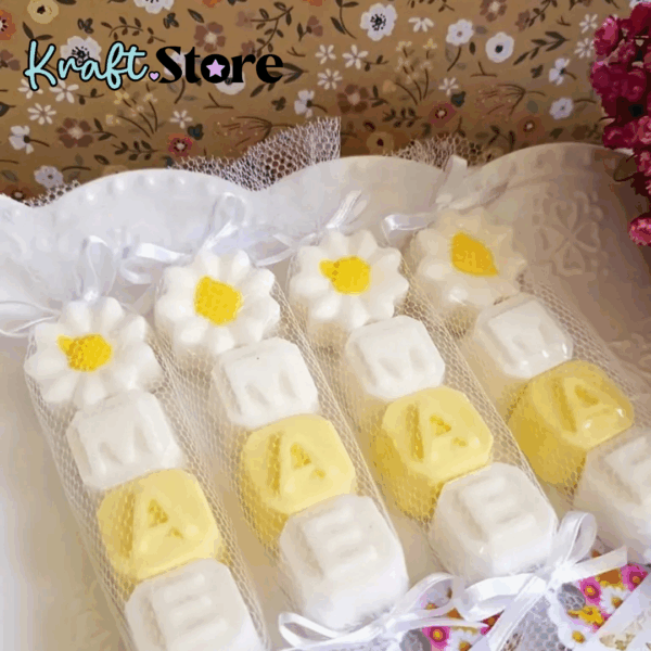 letras y numeros velas