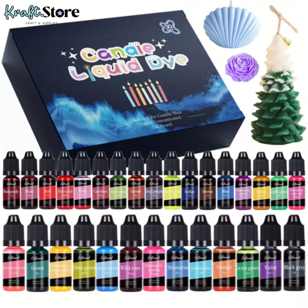 30 colores velas