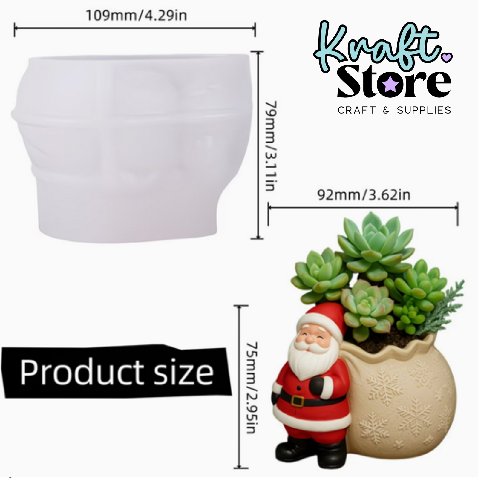 ENVASE MEDIDAS PAPA NOEL