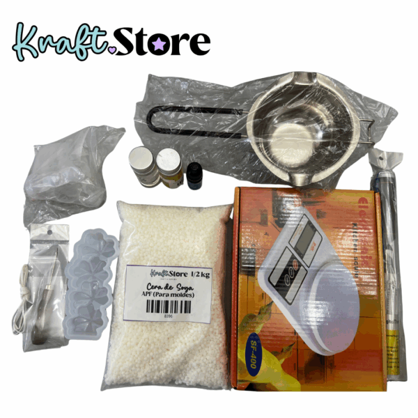 Kit de inicio para velas de molde