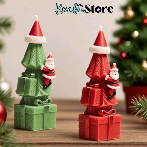 arbol y papa noel