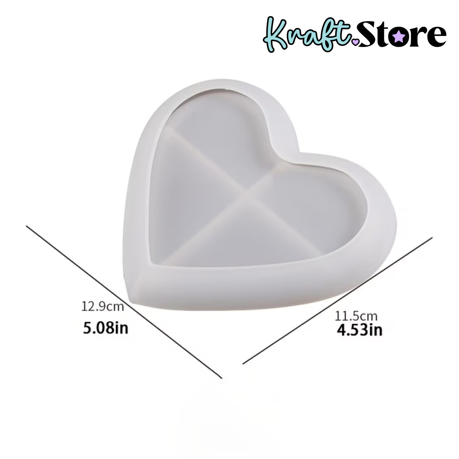 Bandeja Joyera Forma de Corazón - Imagen 2