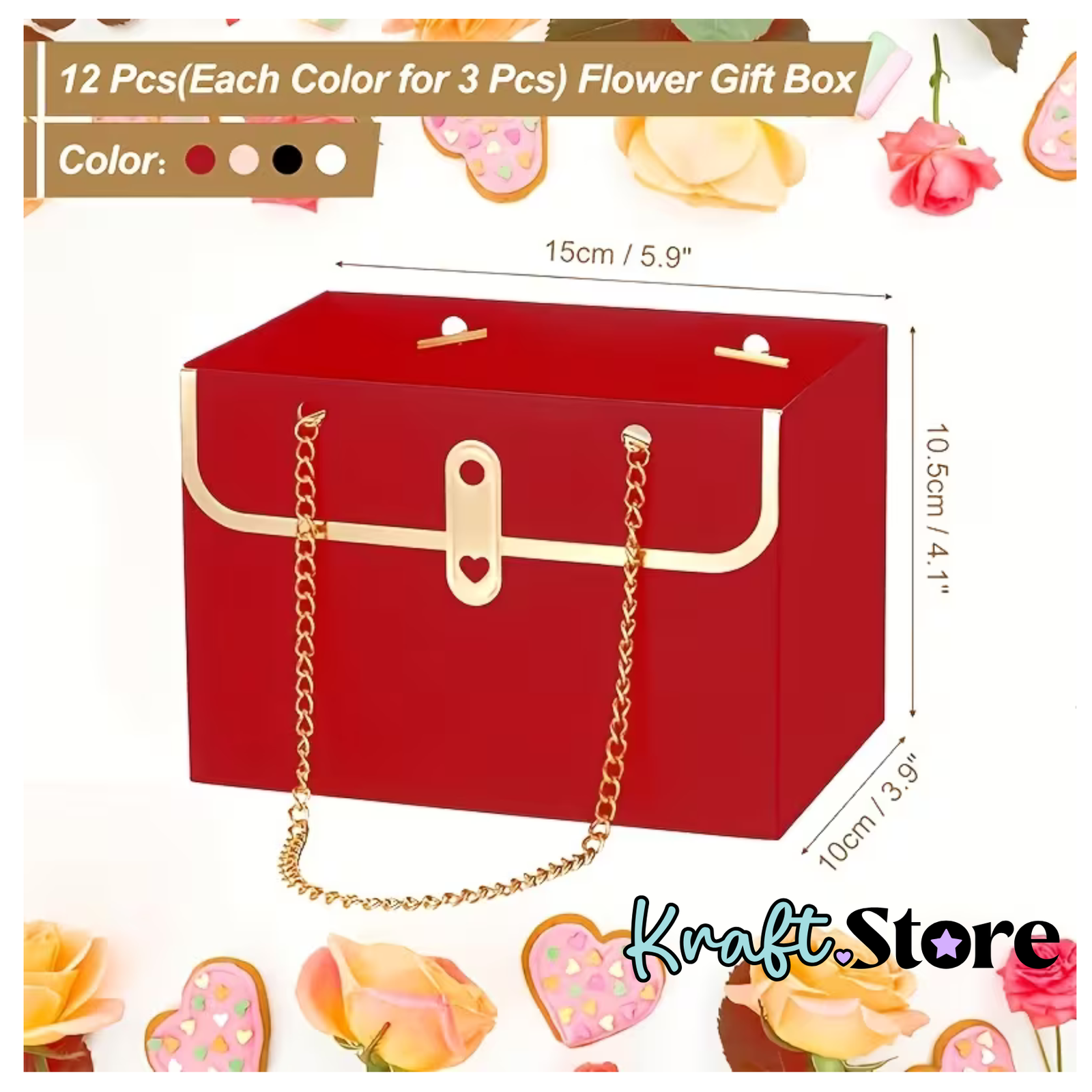 caja flores medidas