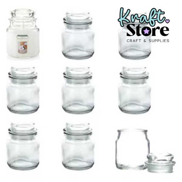 envases de vidrio para velas