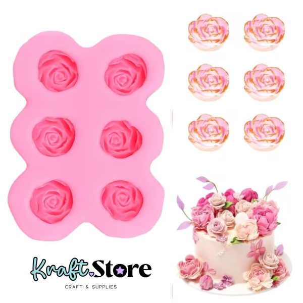 mini rosas clasicas x 6