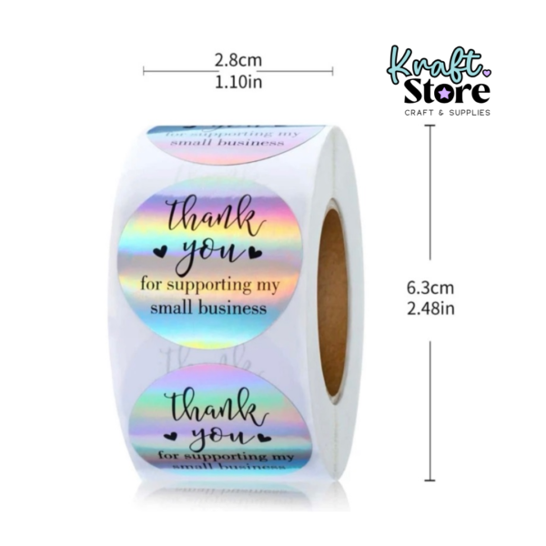 Rollo de Stickers Holográficos - Imagen 2