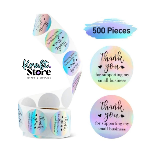 Rollo de Stickers Holográficos