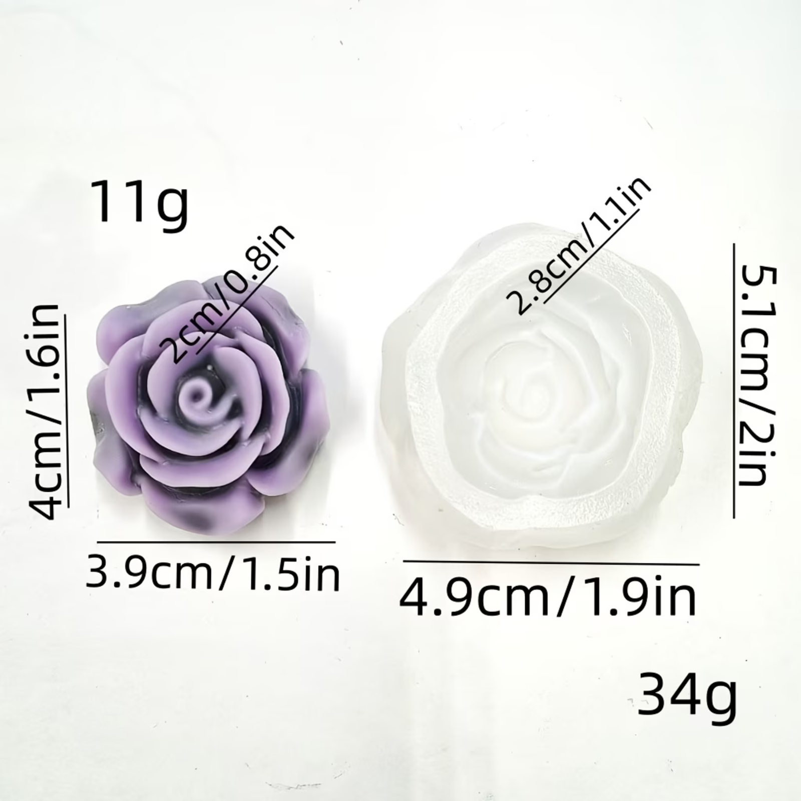Rosas Tridimensionales Clásicas - Imagen 2