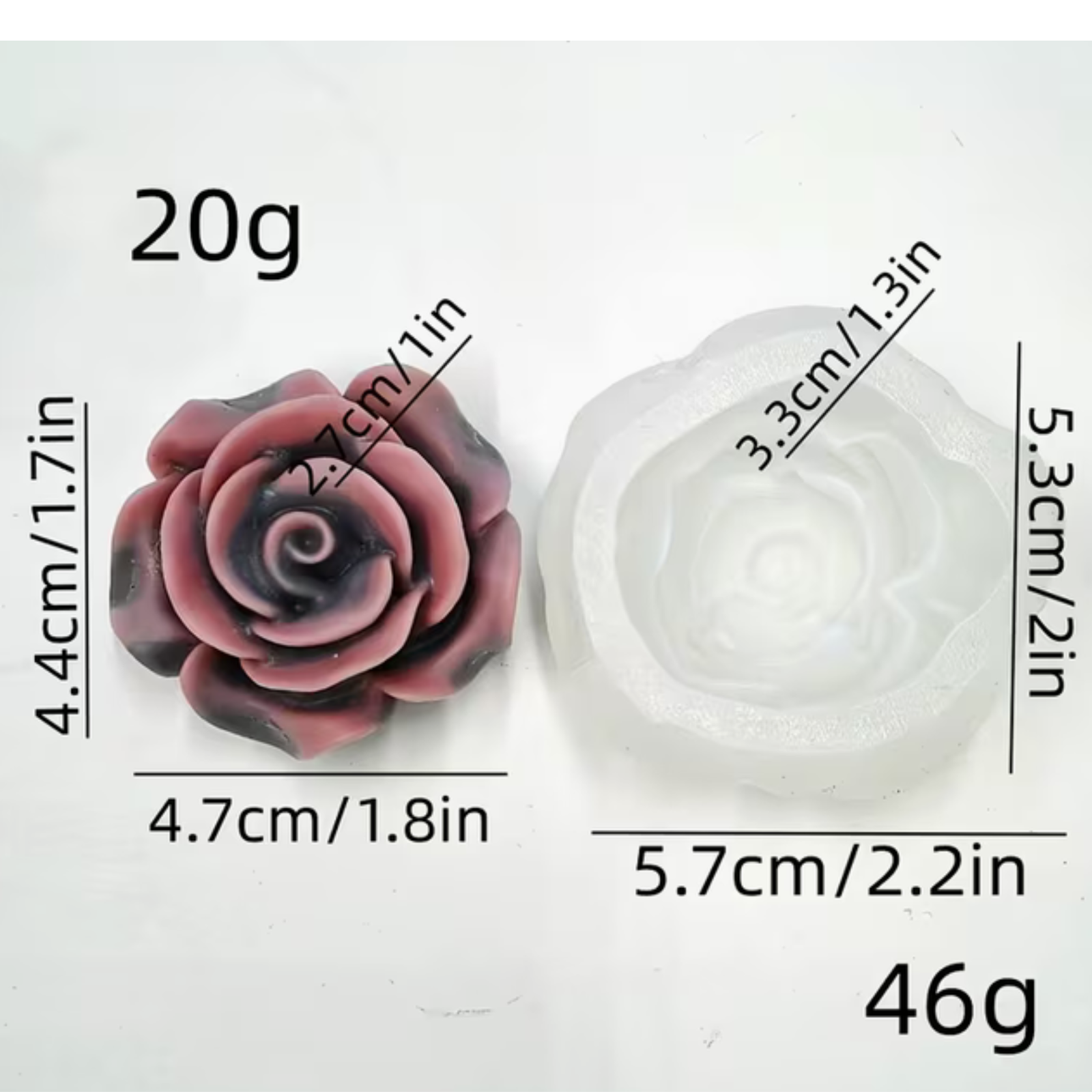 Rosas Tridimensionales Clásicas - Imagen 3
