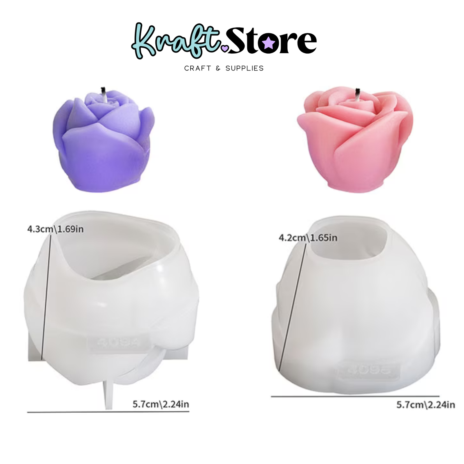 set capullo y boton de rosas