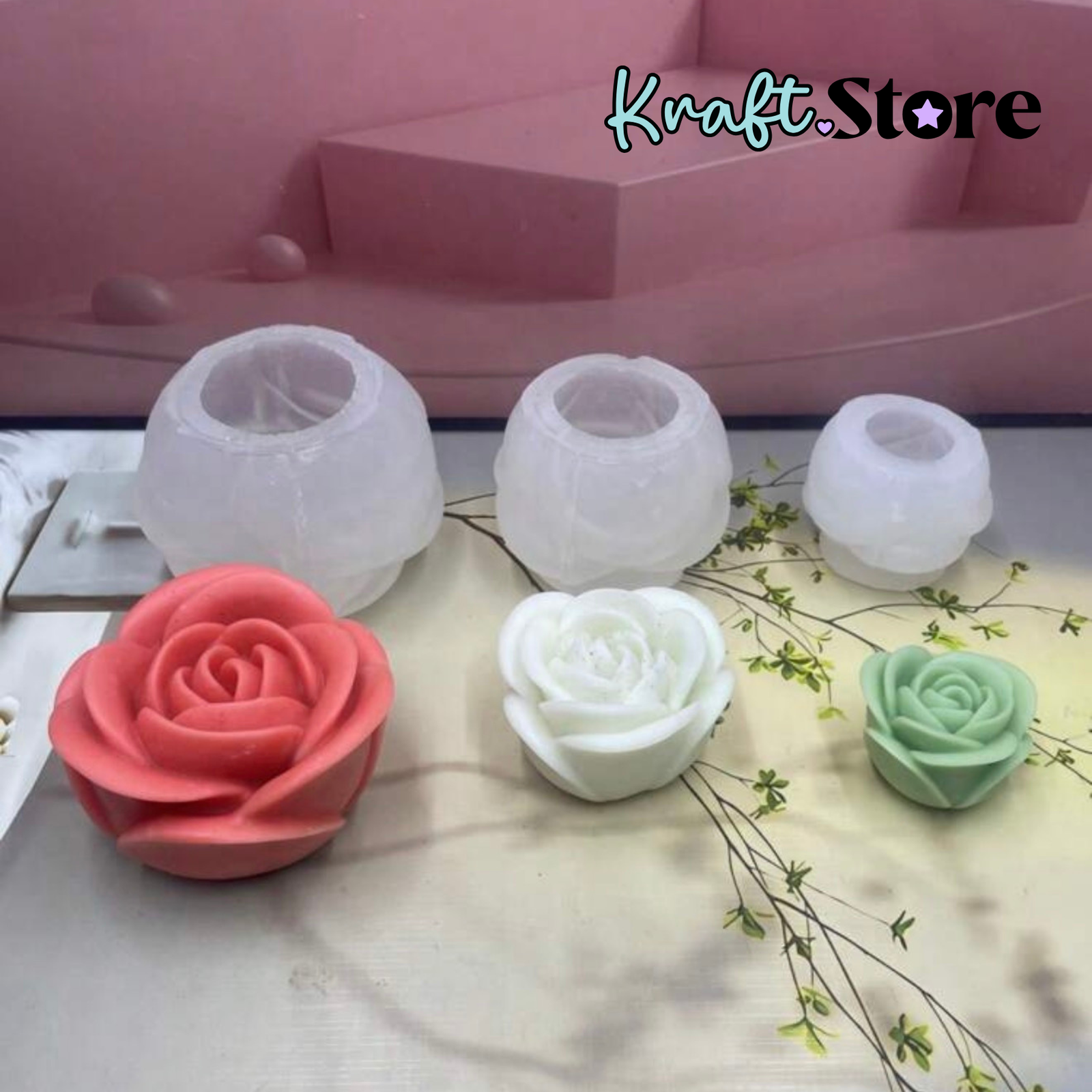 set flores 3d