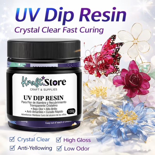 Resina UV Dip Resin 100g